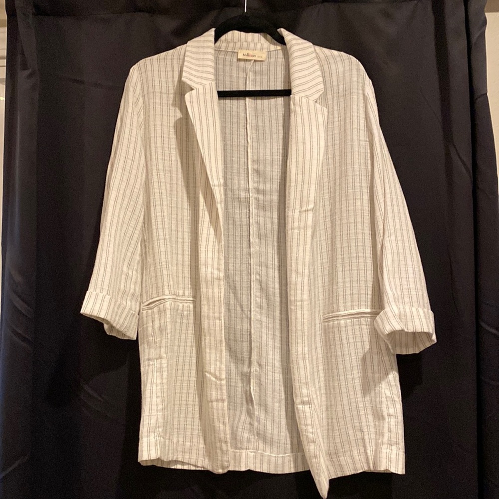 Linen blazer jacket
